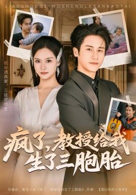 疯了，教授给我生了三胞胎
